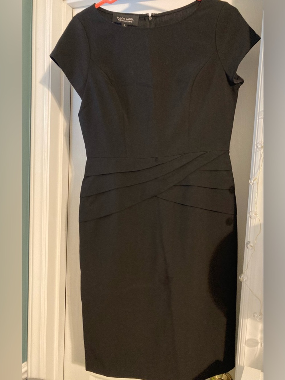 Black Sheath Dress Size 4 Like New